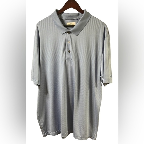 Men’s Grand Slam Regatta Blue Stripe Performance Polo XXL Excellent Condition - Picture 7 of 15